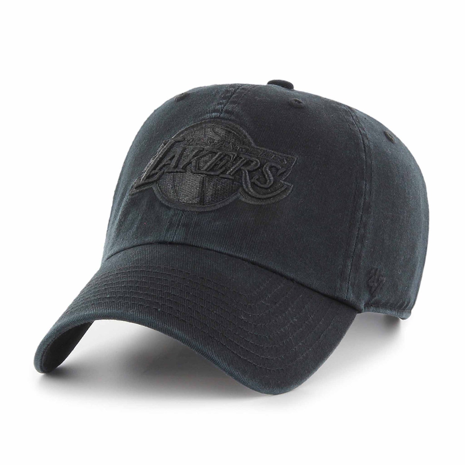 47 Brand Casquette 47 Brand Clean Up NBA Los Angeles Lakers Black On Black