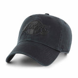 47 Brand Casquette 47 Brand Clean Up NBA Los Angeles Lakers Black On Black