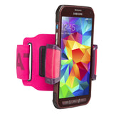 Brassard sport rose pour téléphone intelligent Nathan Sonic Mount sports smartphone armband Soccer Sport Fitness lv1