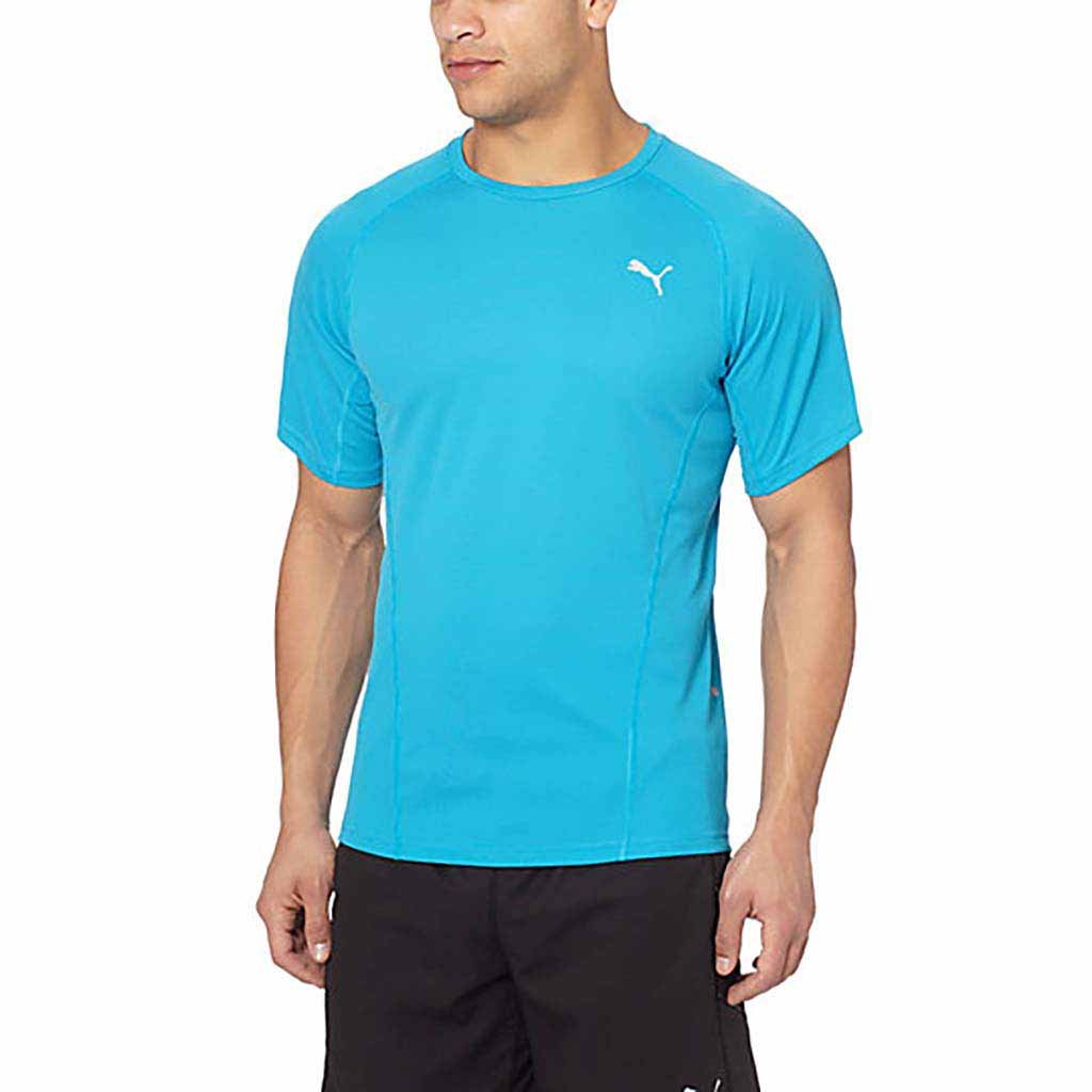 Puma T-Shirt S/S Faster Than You bleu homme