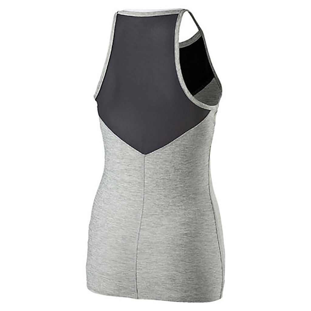 Camisole sport femme PUMA Yogini Long and Lean women&#39;s sport tank top gris vue dos 2 Soccer Sport Fitness
