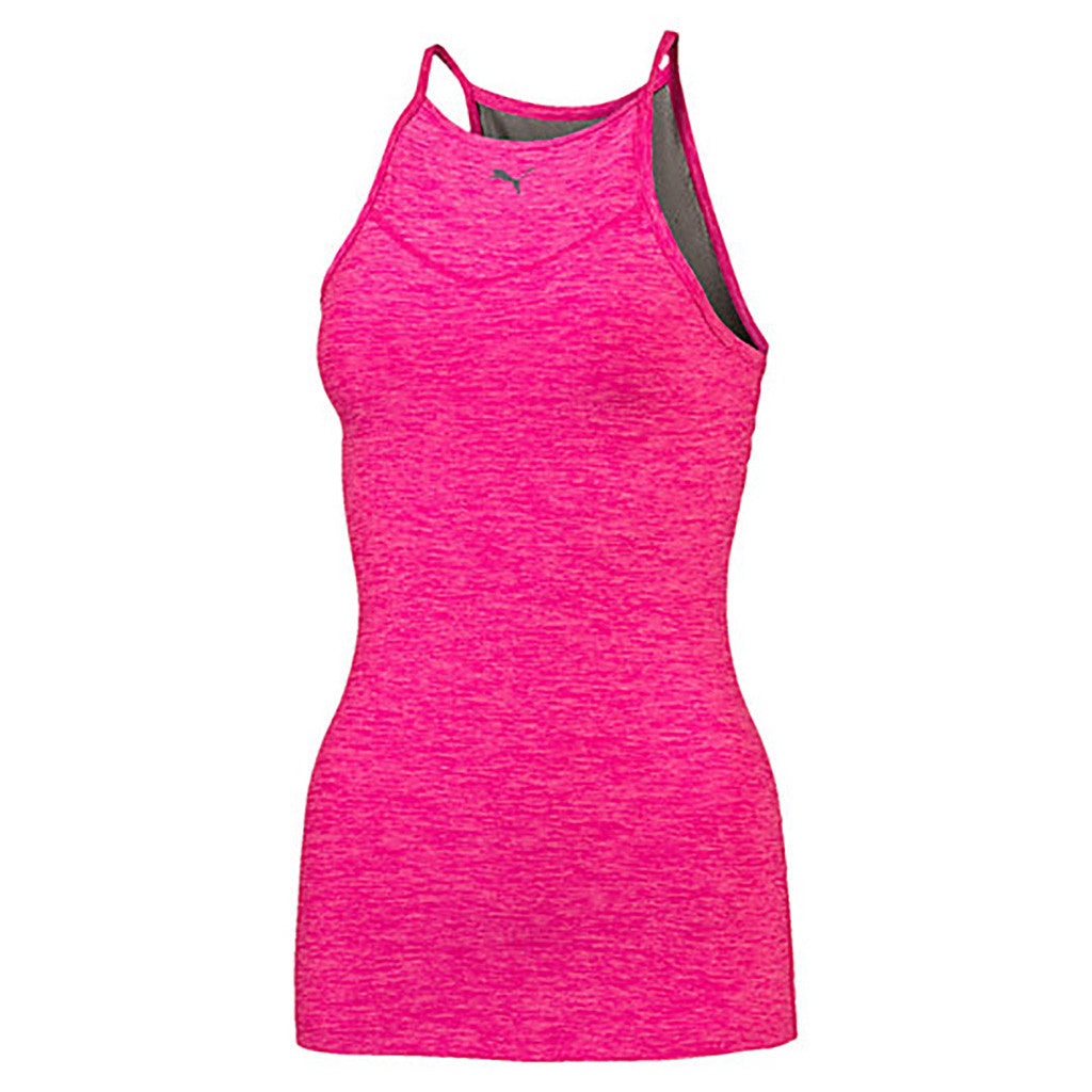 Camisole sport femme PUMA Yogini Long and Lean women&#39;s sport tank top rose vue face 2 Soccer Sport Fitness