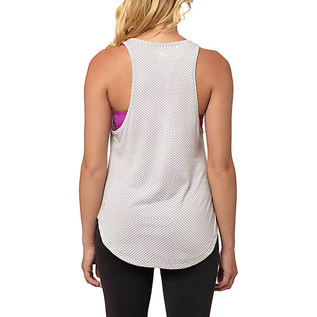 Camisole sport femme PUMA Dancer Burnout women&#39;s sports tank top blanc vue dos Soccer Sport Fitness