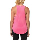 Camisole sport femme PUMA Dancer Burnout women's sports tank top rose vue dos Soccer Sport Fitness