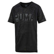 T-shirt homme Puma Active Training Energy à manches raglan noir chiné Soccer Sport Fitness