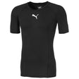T-shirts de compression Puma Liga Baselayer à manches courtes adulte noir
