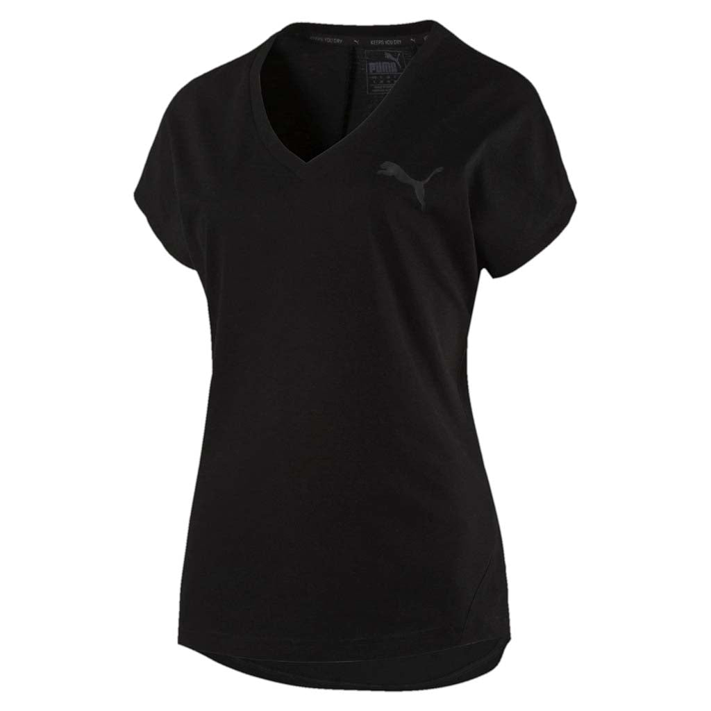 T-shirt femme PUMA Sporty Elevated noir Soccer Sport Fitness