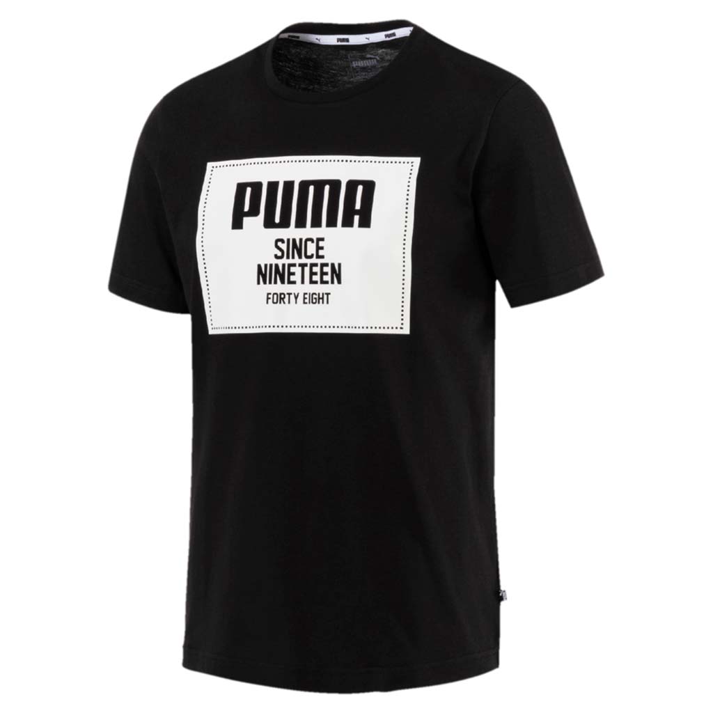T-shirt manches courtes Puma Rebel Block Basic noir pour homme
