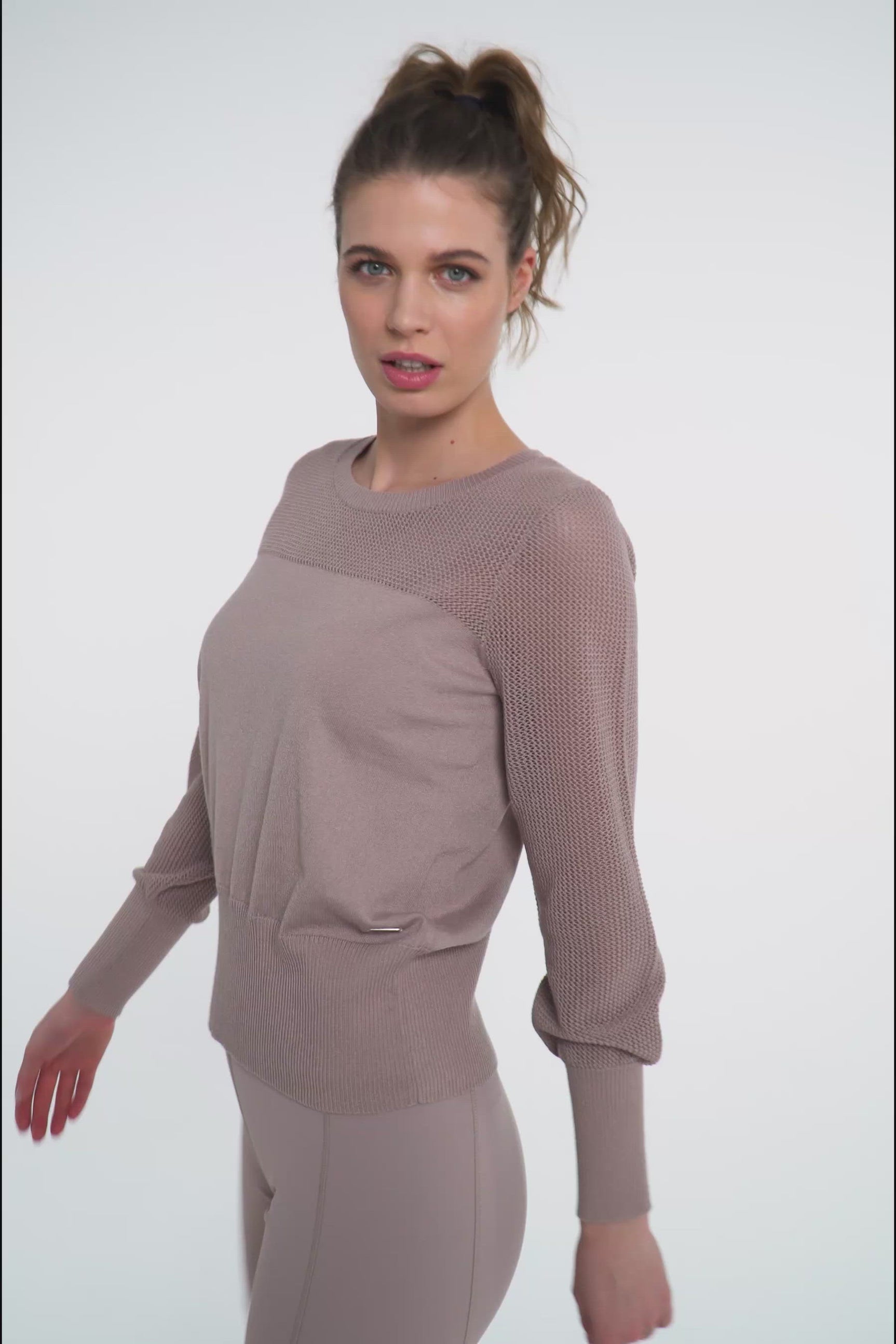 Lole Cozy chandail tricot a manches longues pour femme video