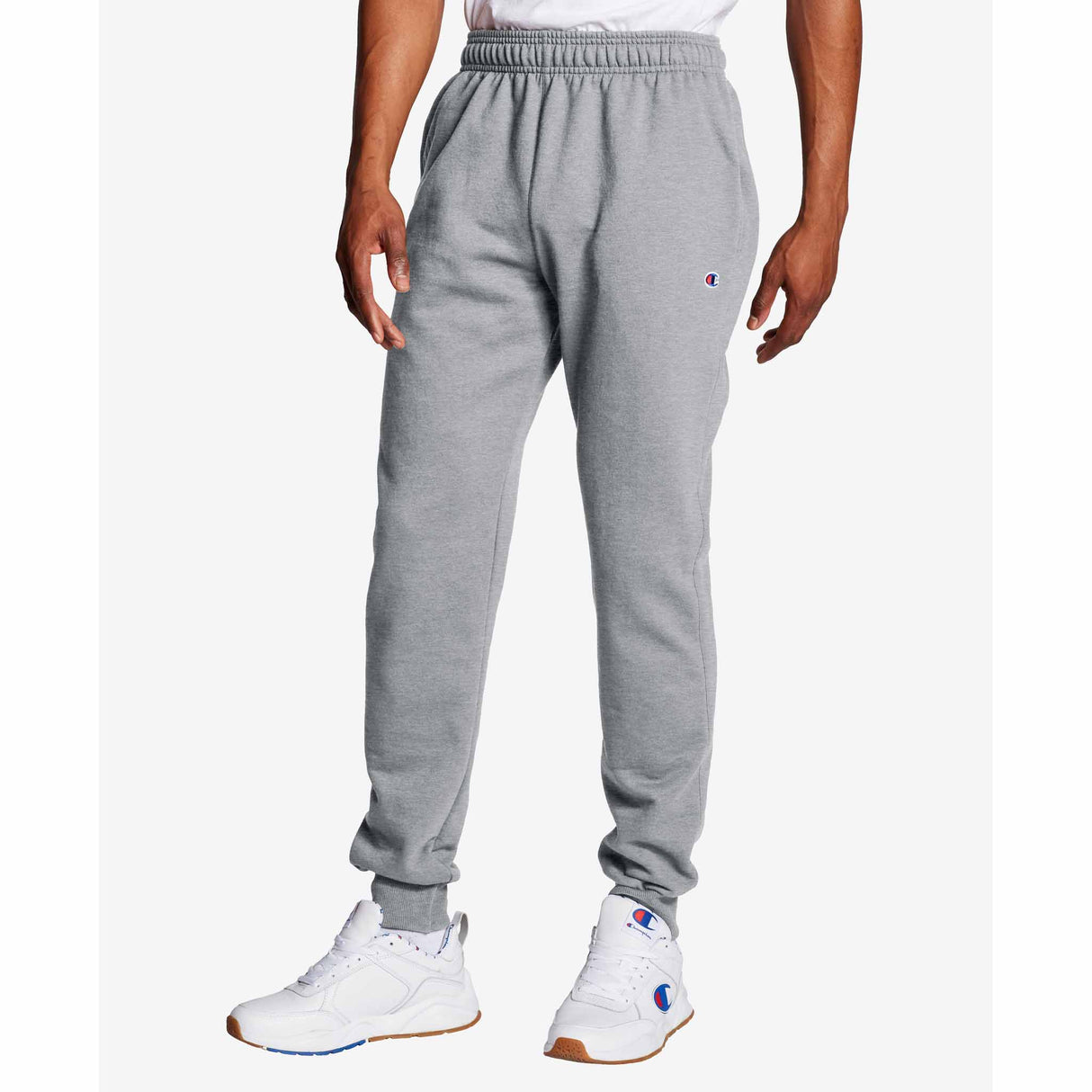 Champion Powerblend Retro Fleece Pantalon jogging homme Oxford gray