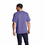Champion T-shirt Classic Graphic Small Script Logo Iris Purple vue de dos