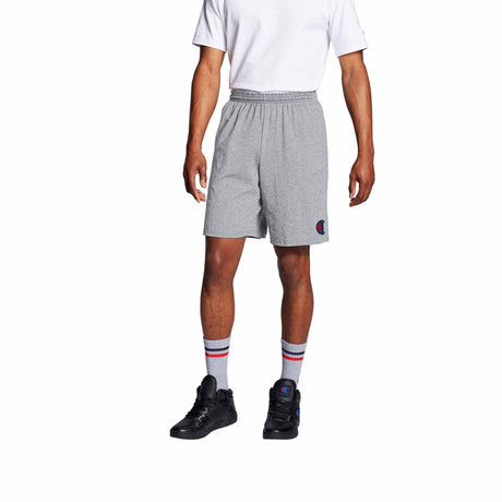 Champion Classic 9-inch Graphic Jersey short sport pour homme gris oxford