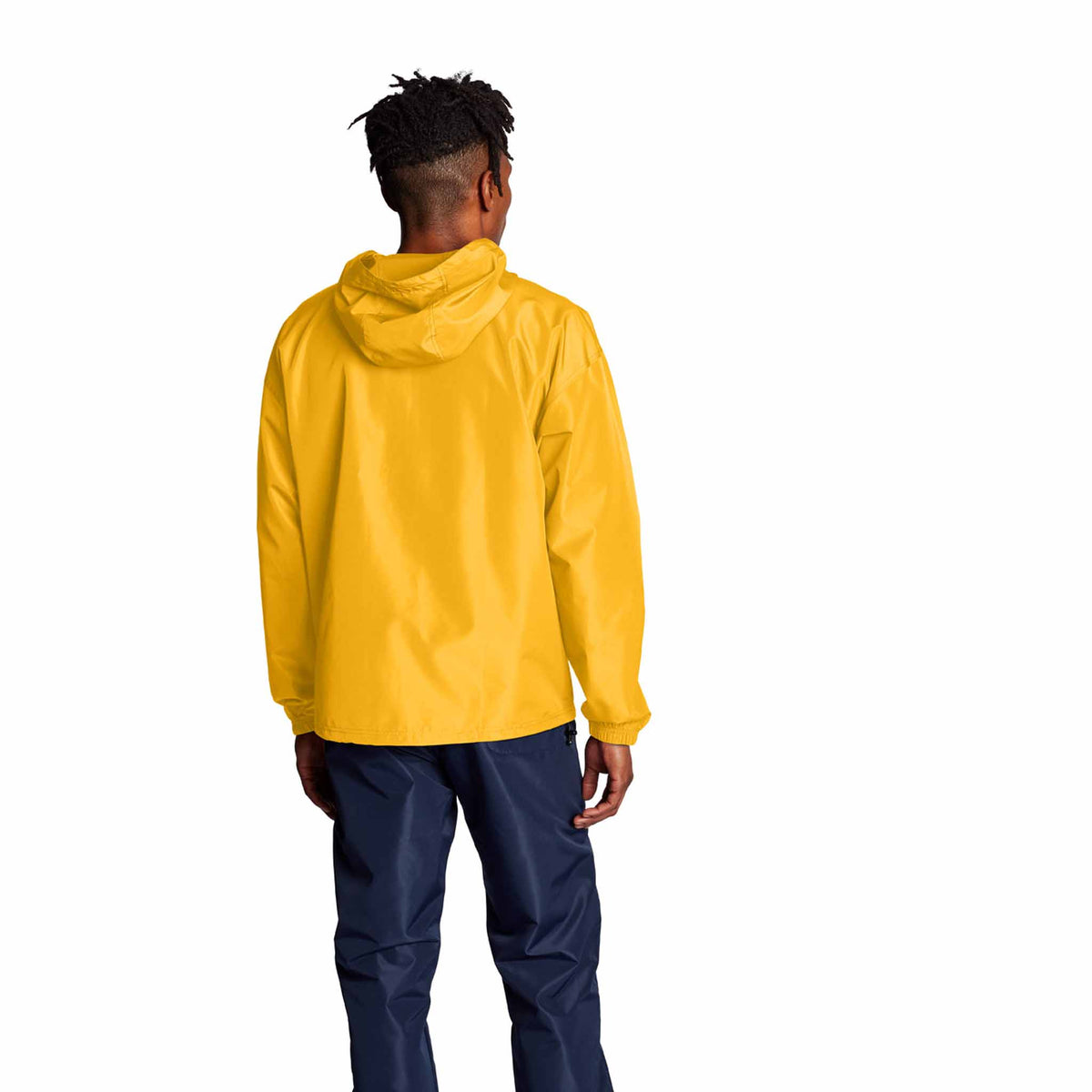 Champion Stadium Packable Jacket manteau de pluie à enfiler C Gold vue de dos