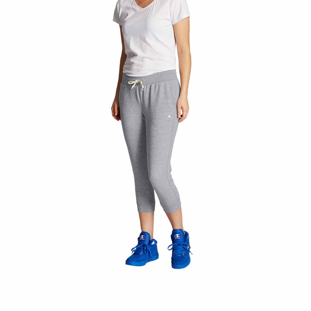 Champion French Terry Jogger Capri pantalon court pour femme