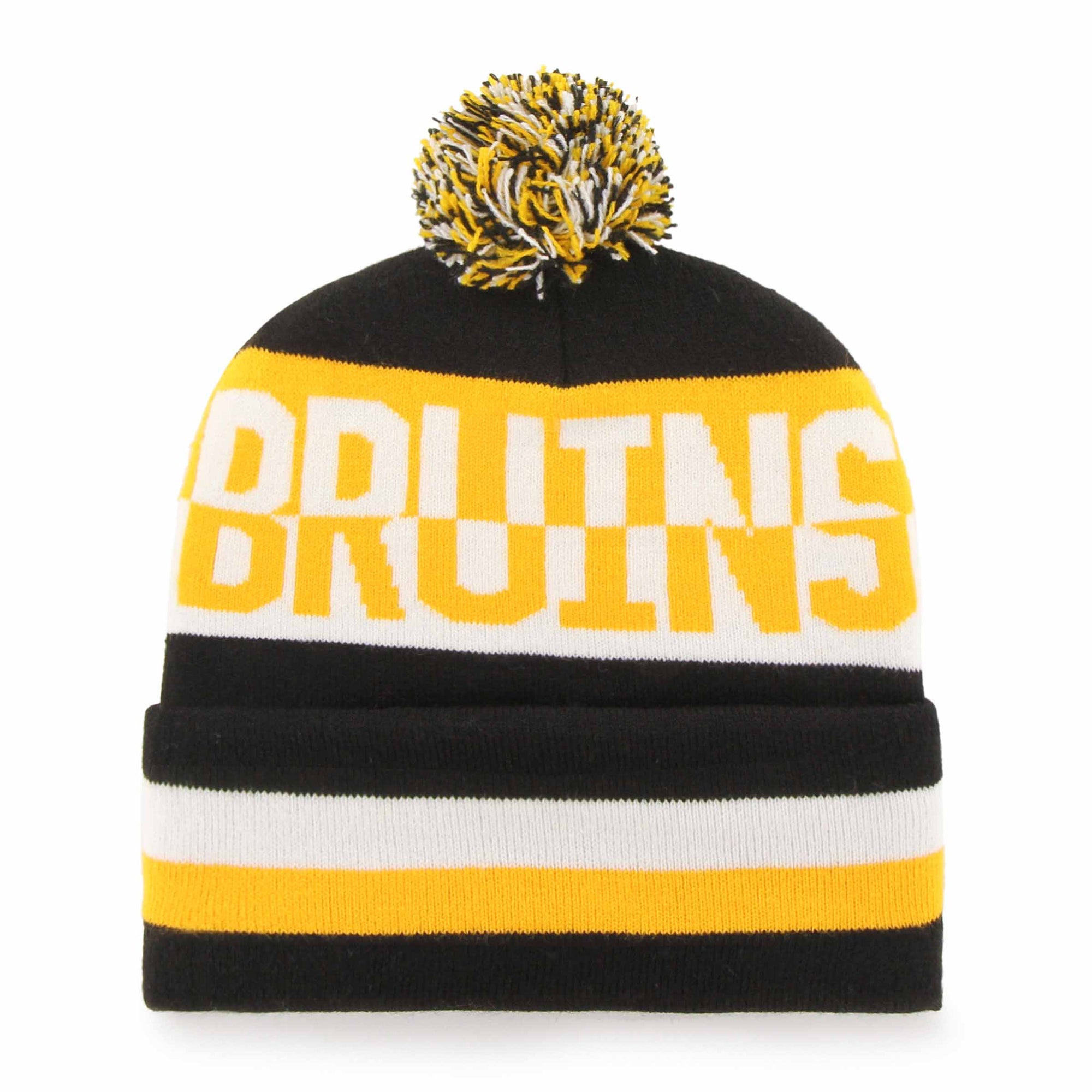 tuque à pompom bruins boston 