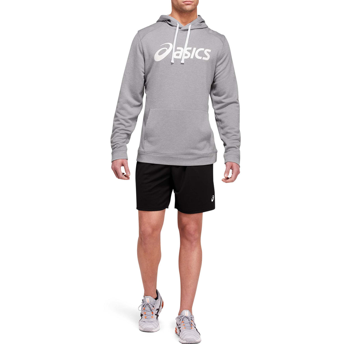 ASICS French Terry Hoodie chandail gris homme