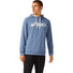 ASICS French Terry Hoodie chandail gris homme bleu