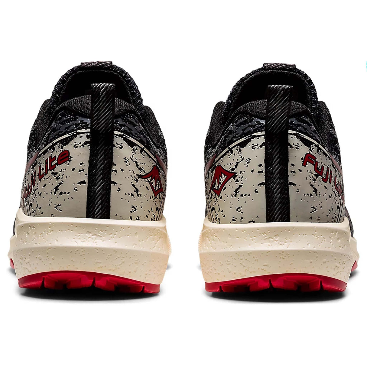 ASICS Fuji Lite 2 running homme rouge electrique talons