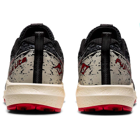 ASICS Fuji Lite 2 running homme rouge electrique talons