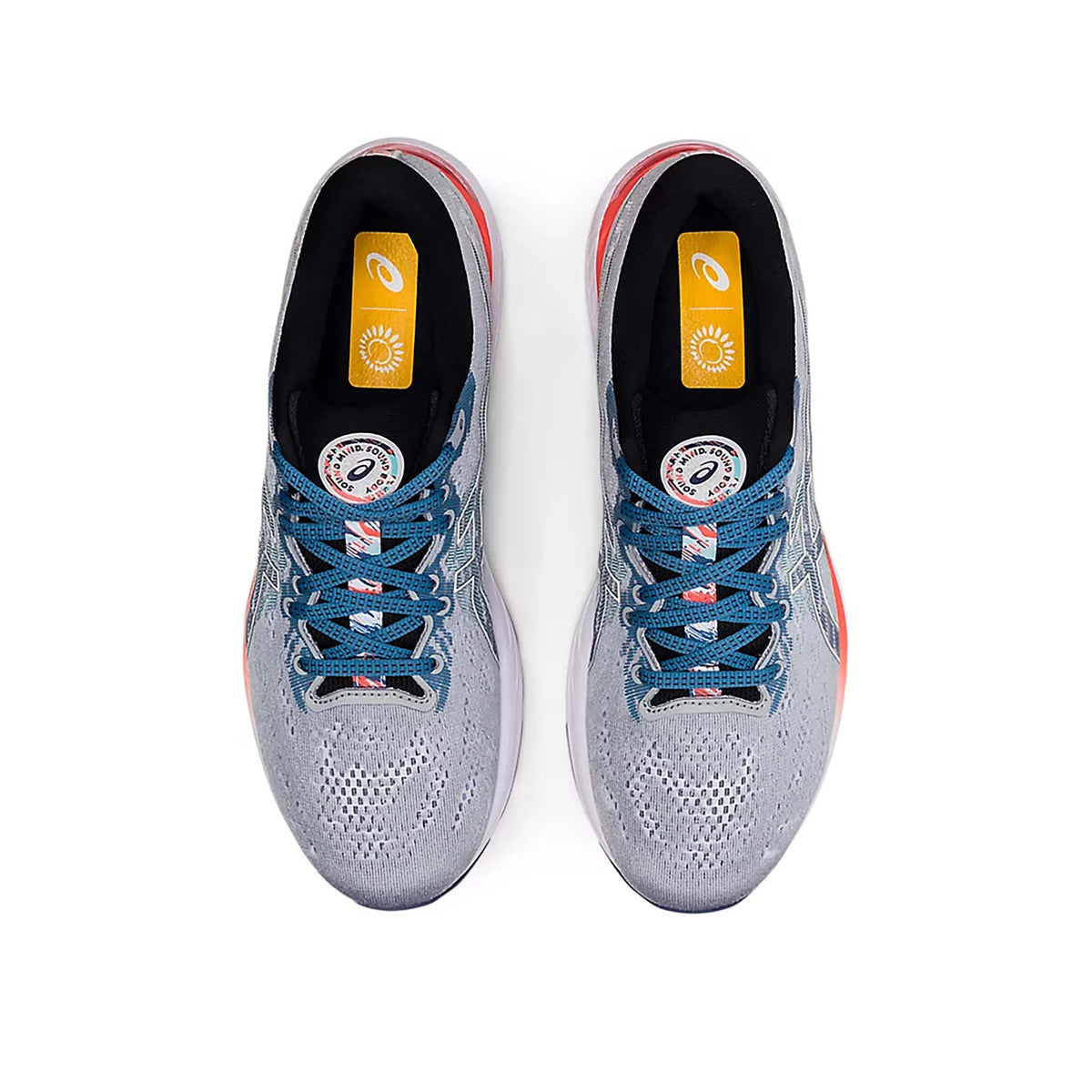 Asics Gel Cumulus 23 running piedmont grey white homme vue sup