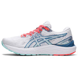 Asics Gel Cumulus 23 running femme white grey floss lateral