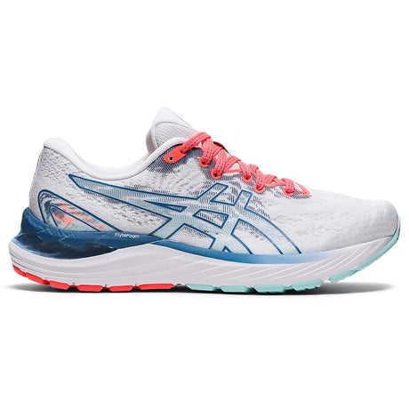 Asics Gel Cumulus 23 running femme white grey floss