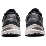 ASICS Kayano 28 homme noir blanc talons