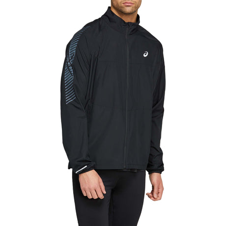 ASICS Icon Jacket veste de course à pied pour homme noir gris