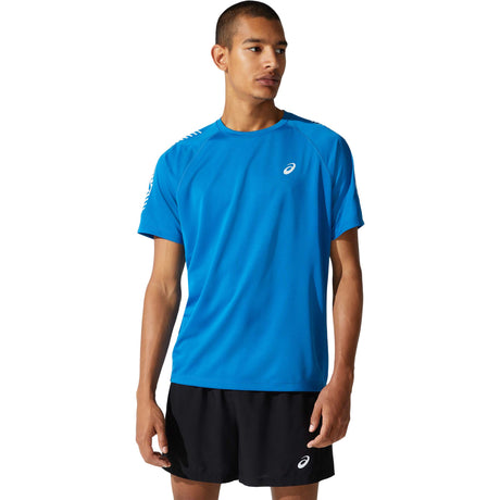 ASICS Icon T-shirt de course à pied bleu homme 