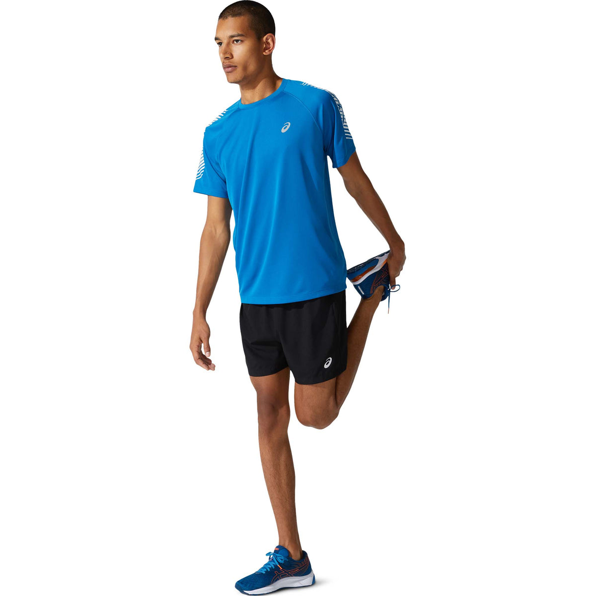 ASICS Icon T-shirt de course à pied bleu homme live