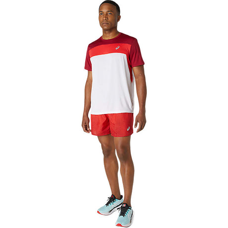 ASICS Kasane 5-Inch short de course homme rouge live