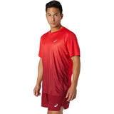 ASICS Kasane T-shirt de course rouge homme lateral