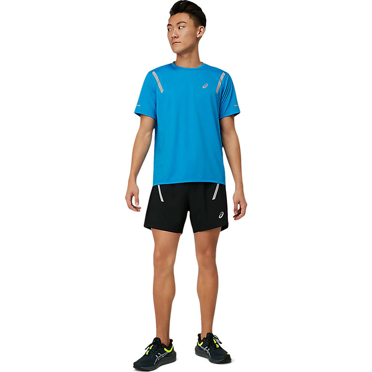 ASICS Lite-Show 7-Inch short de course performance black live