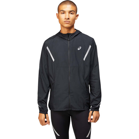 ASICS Lite-Show Jacket Solid jacket de course noir performance homme