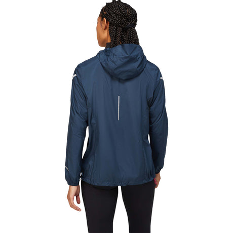 ASICS Lite-Show Jacket veste de course french blue femme dos