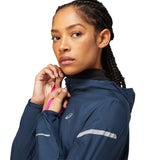 ASICS Lite-Show Jacket veste de course french blue femme detail
