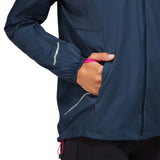 ASICS Lite-Show Jacket veste de course french blue femme manche