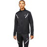 Manteau de course a pied ASICS Lite-Show d'hiver noir pour homme