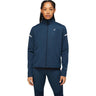 Manteau de course a pied ASICS Lite-Show d'hiver pour femme french blue