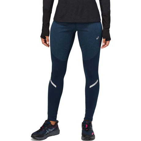 Leggings de course a pied ASICS Lite-Show d'hiver french blue pour femme