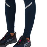 Leggings de course a pied ASICS Lite-Show d'hiver french blue pour femme detail jambe 2