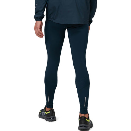 leggings de course à pied homme ASICS Lite-Show french blue dos