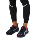 leggings de course à pied femme ASICS Lite-Show noir performance jambe