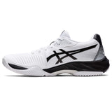 ASICS Netburner Ballistic FF 3 chaussures de volley-ball pour homme blanc noir lateral