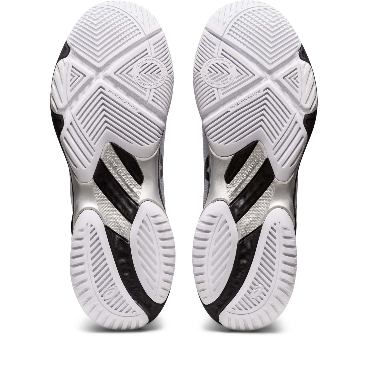 ASICS Netburner Ballistic FF MT 3 chaussures de volley-ball pour homme blanc noir semelle