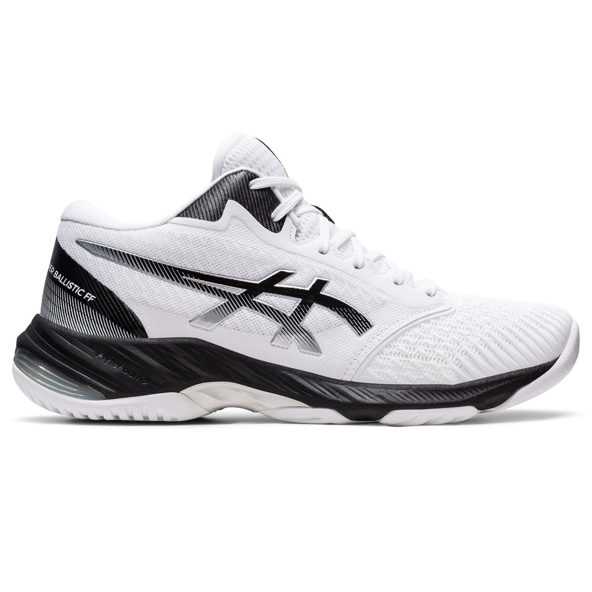 ASICS Netburner Ballistic FF MT 3 chaussures de volley-ball pour homme blanc noir