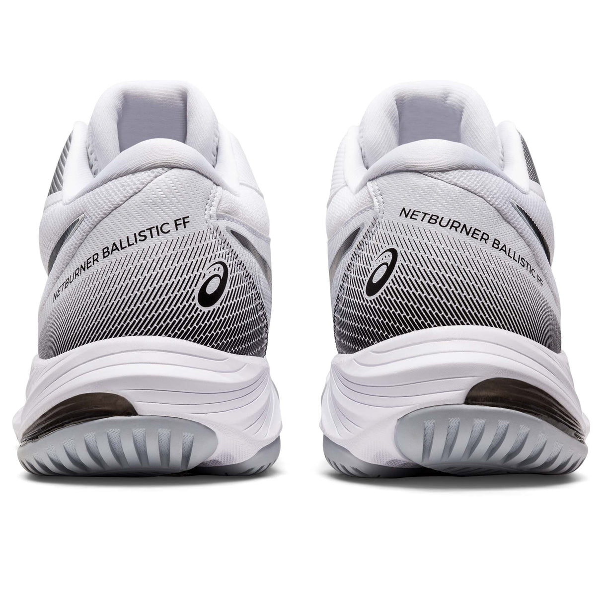 ASICS Netburner Ballistic FF MT 3 chaussures de volley-ball femme blanc noir talons