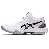 ASICS Netburner Ballistic FF MT 3 chaussures de volley-ball femme blanc noir lateral