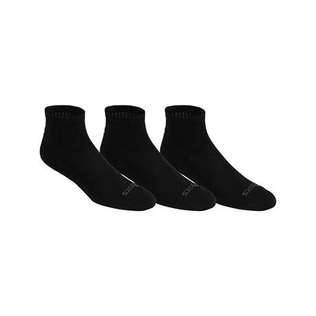 ASICS Cushion Quarter chaussettes de course à pied noir homme 