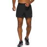 ASICS Road 5-inch short de course 2 en 1 noir homme